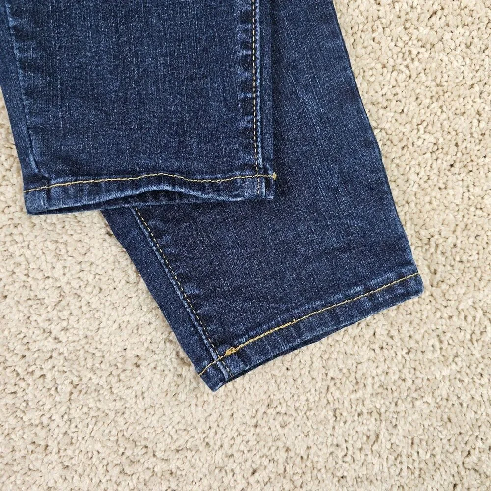 Signature Levi Strauss Pull-On Skinny Jeans Dark Wash Women’s 12/31 Stretch - Picture 7 of 14